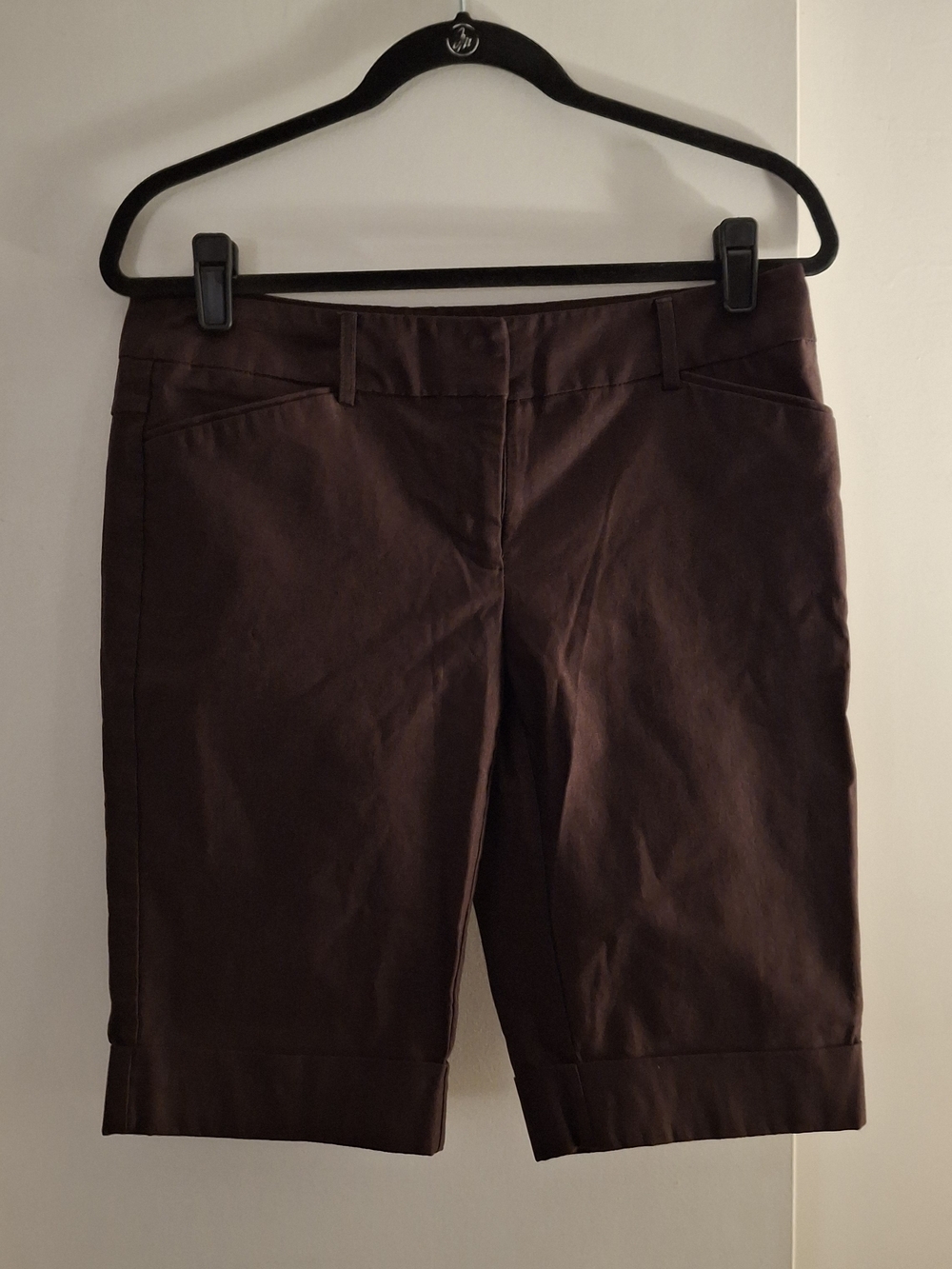 Tracy Evans Women's Chocolate Brown Tailored Bermuda Shorts